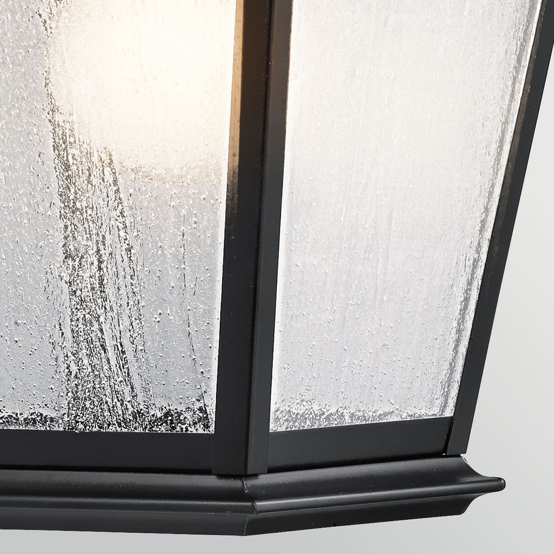 Kichler KL-MOUNT-VERNON2-M-BK Mount Vernon Medium  Outdoor Wall Lantern Black