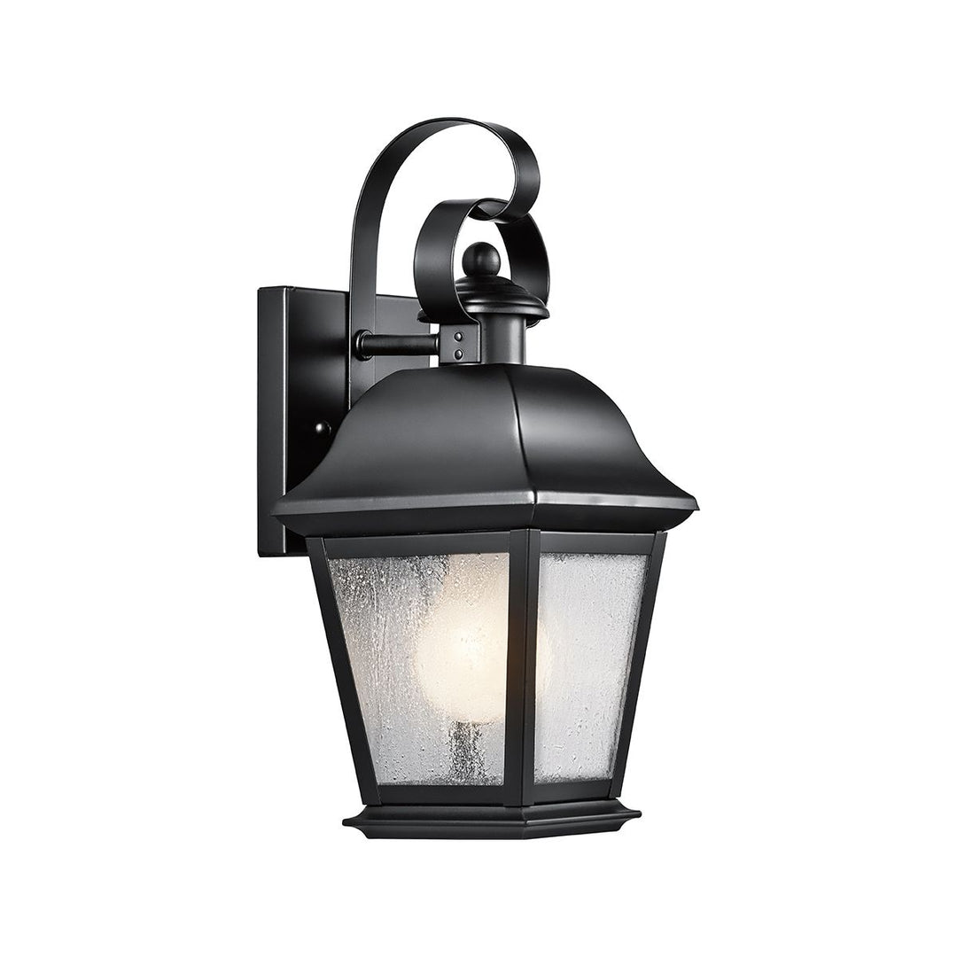 Kichler KL-MOUNT-VERNON2-S-BK Mount Vernon Small  Outdoor Wall Lantern Black