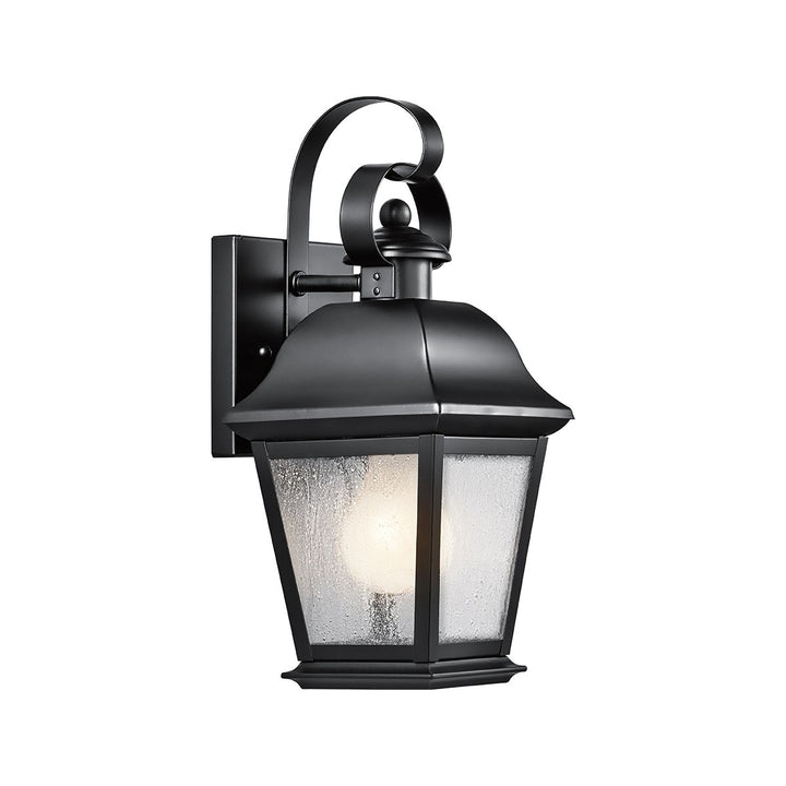 Kichler KL-MOUNT-VERNON2-S-BK Mount Vernon Small  Outdoor Wall Lantern Black