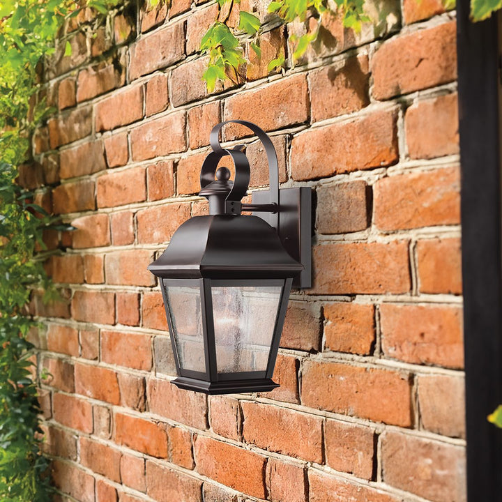 Kichler KL-MOUNT-VERNON2-S-OZ Mount Vernon Small  Outdoor Wall Lantern Old Bronze