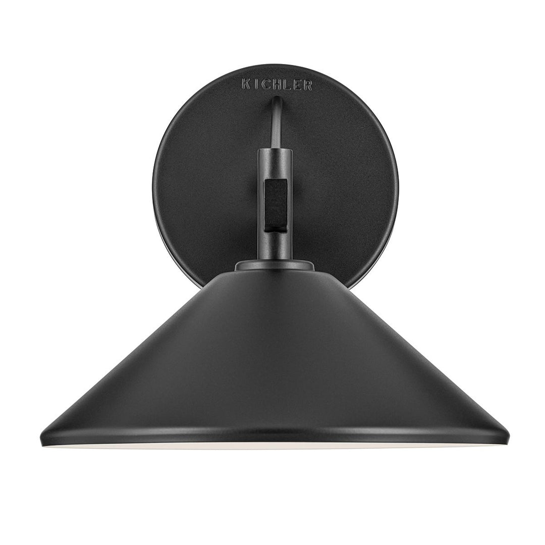Kichler KL-RIPLEY2-M-BK Ripley  Medium  Outdoor Wall Lantern Black