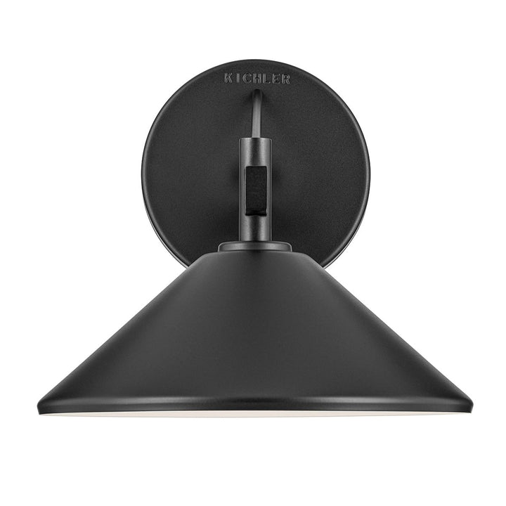 Kichler KL-RIPLEY2-M-BK Ripley  Medium  Outdoor Wall Lantern Black