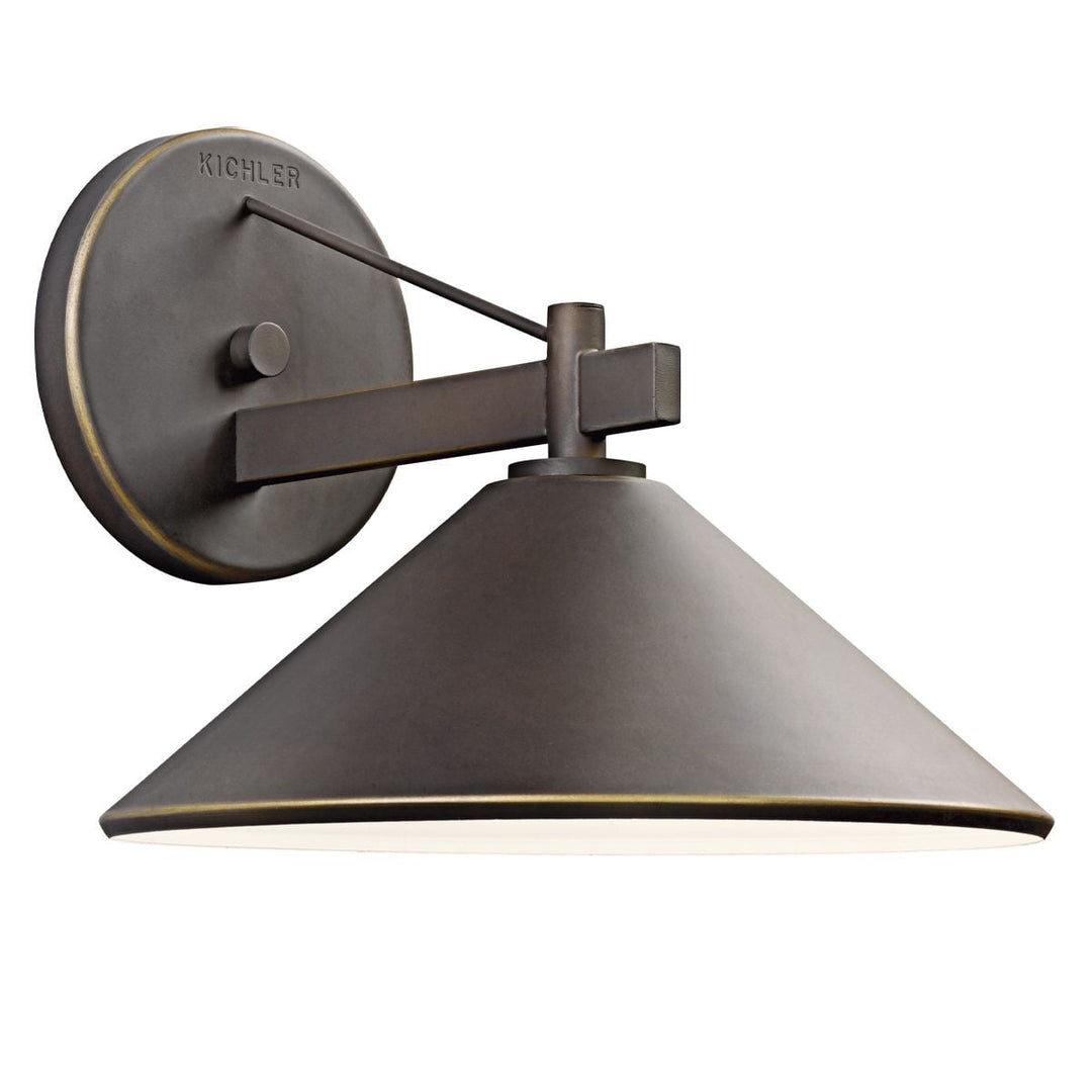 Kichler KL-RIPLEY2-M-OZ Ripley  Medium  Outdoor Wall Lantern Old Bronze