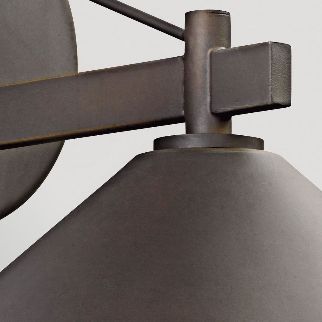 Kichler KL-RIPLEY2-M-OZ Ripley  Medium  Outdoor Wall Lantern Old Bronze