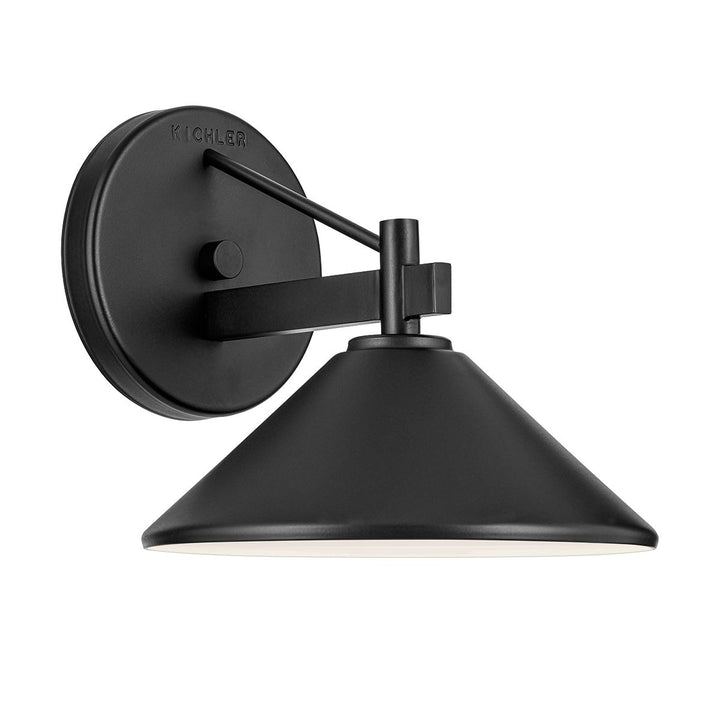 Kichler KL-RIPLEY2-S-BK Ripley  Small Outdoor  Wall Lantern Black