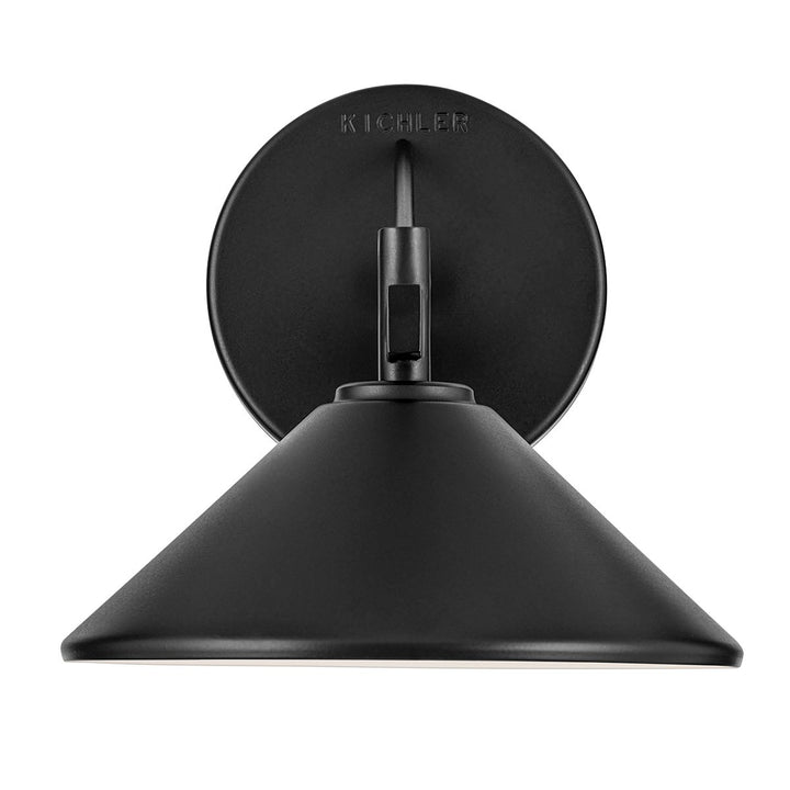 Kichler KL-RIPLEY2-S-BK Ripley  Small Outdoor  Wall Lantern Black