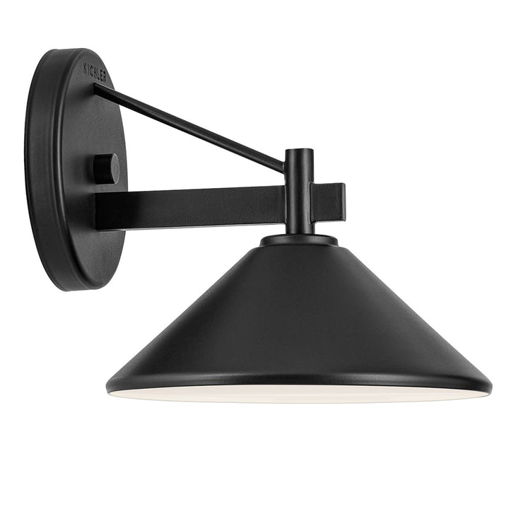 Kichler KL-RIPLEY2-S-BK Ripley  Small Outdoor  Wall Lantern Black