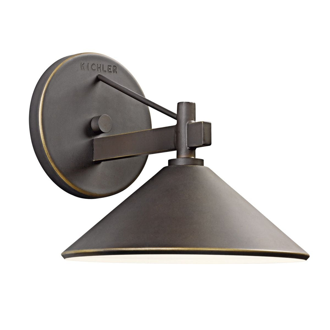 Kichler KL-RIPLEY2-S-OZ Ripley  Small  Outdoor Wall Lantern Old Bronze