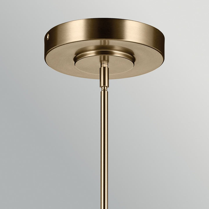 Kichler KL-RIVEN-LED-LP-122-CPZ  Riven LED Linear Pendant Champagne Bronze