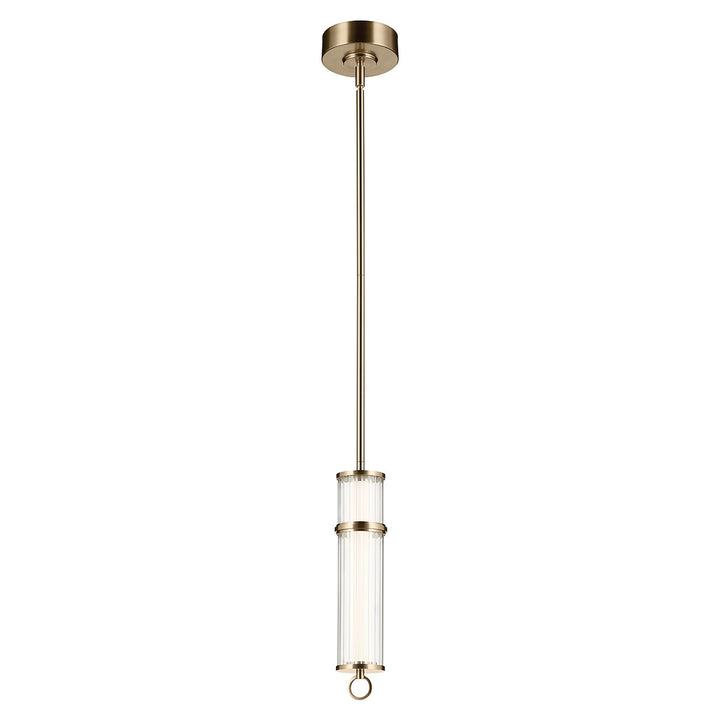 Kichler KL-RIVEN-LED-MP-CPZ  Riven LED Pendant Champagne Bronze