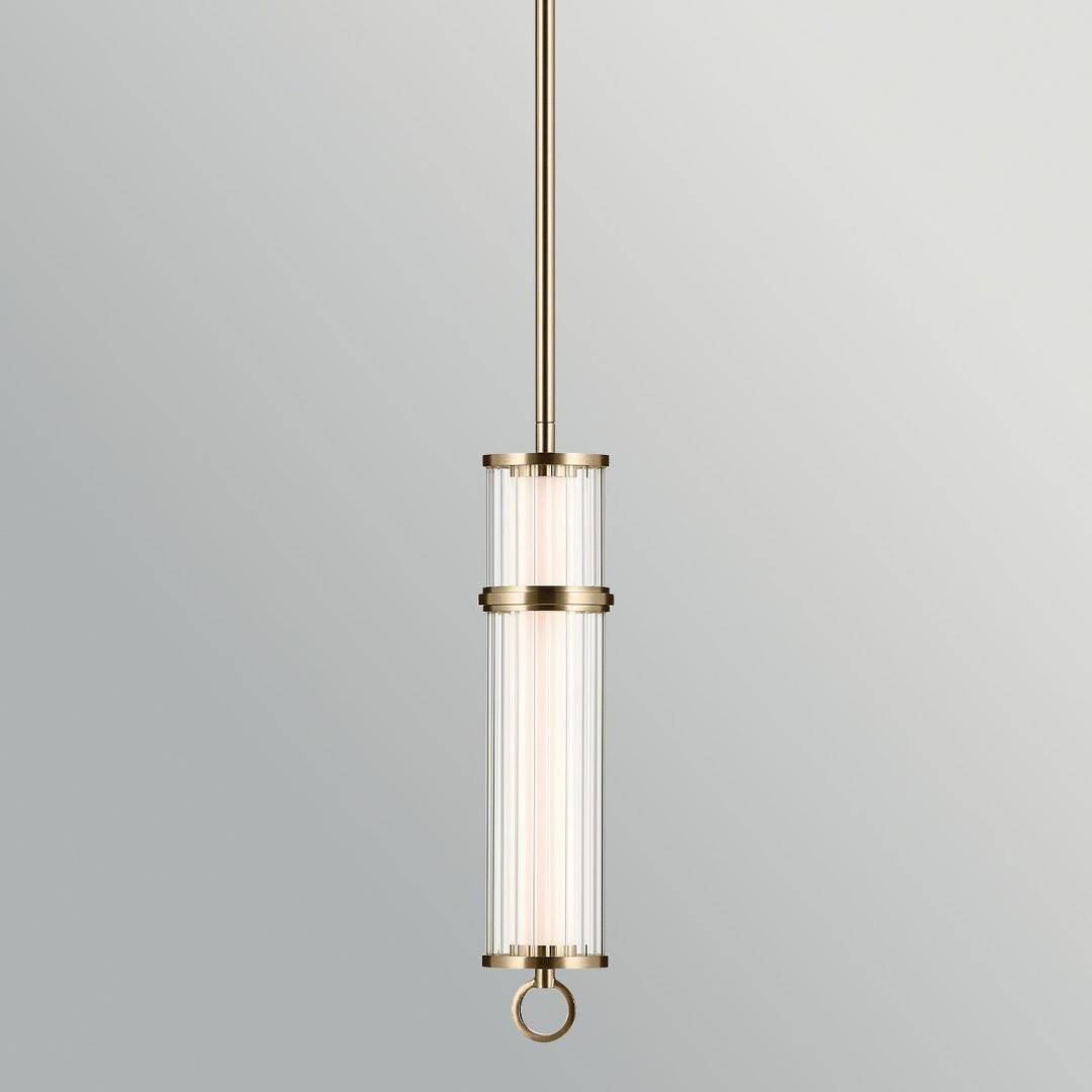Kichler KL-RIVEN-LED-MP-CPZ  Riven LED Pendant Champagne Bronze