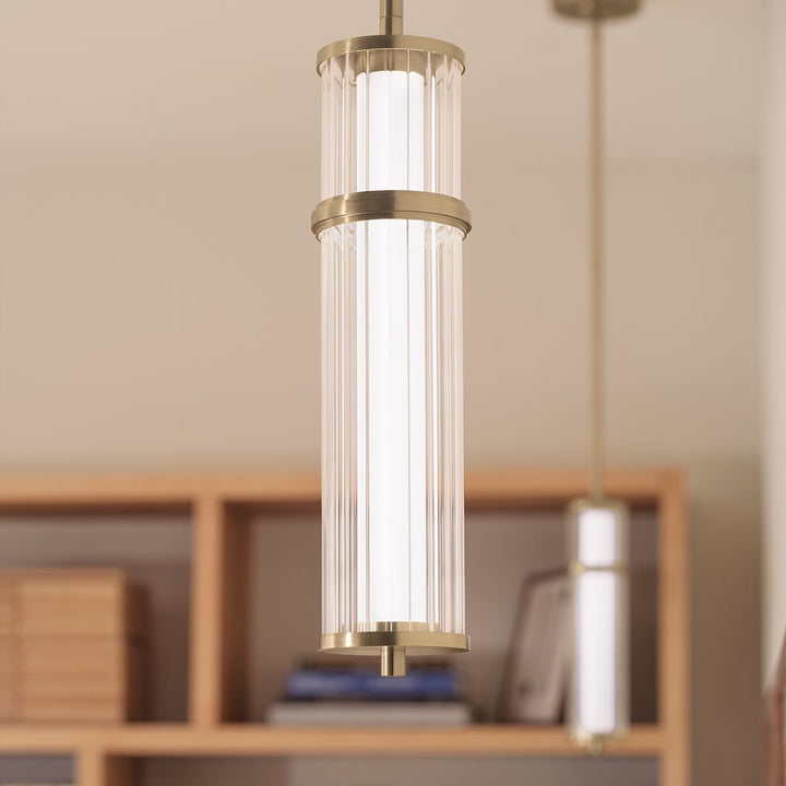 Kichler KL-RIVEN-LED-MP-CPZ  Riven LED Pendant Champagne Bronze