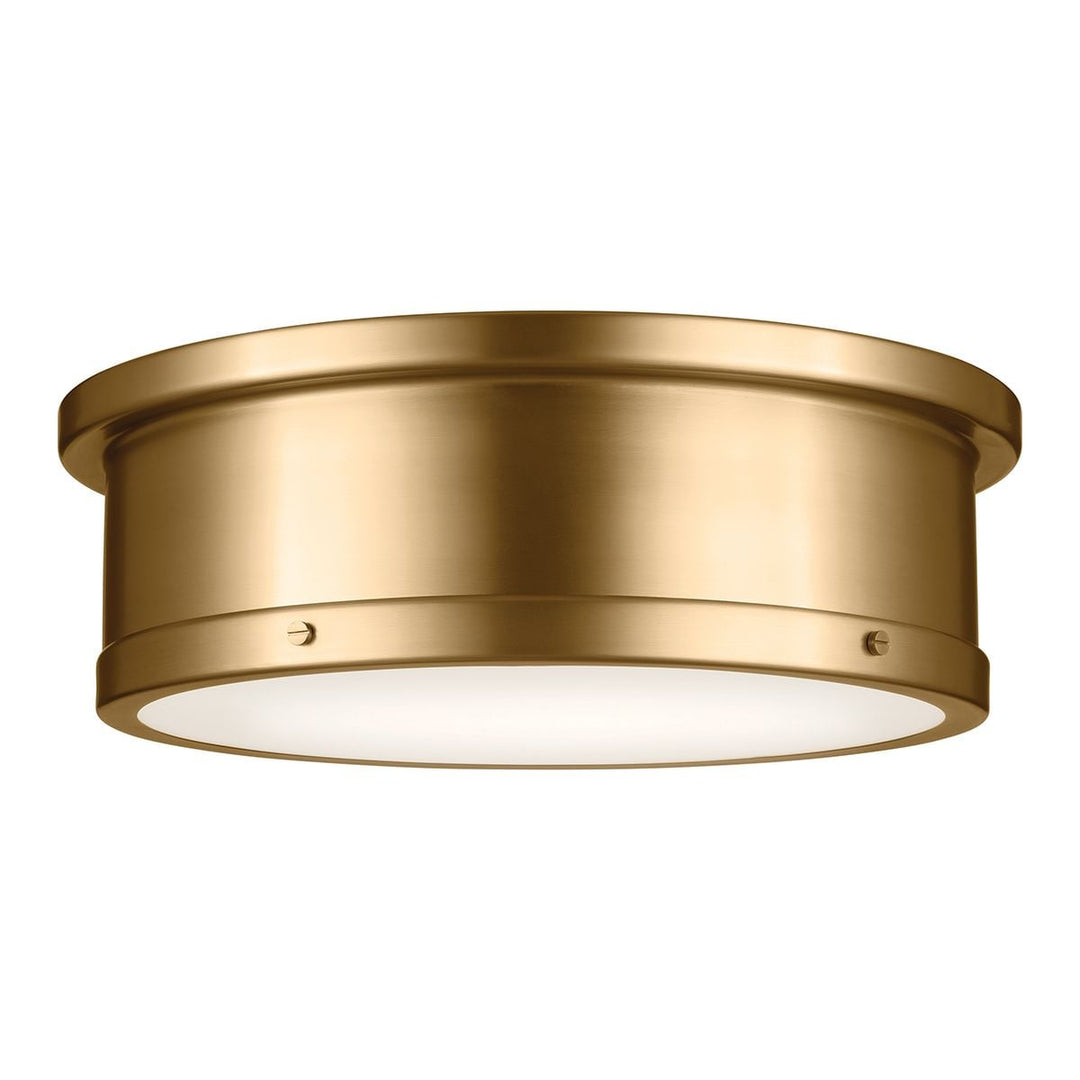 Kichler KL-SERCA-F-L-BNB Serca Large Flush Brushed Natural Brass