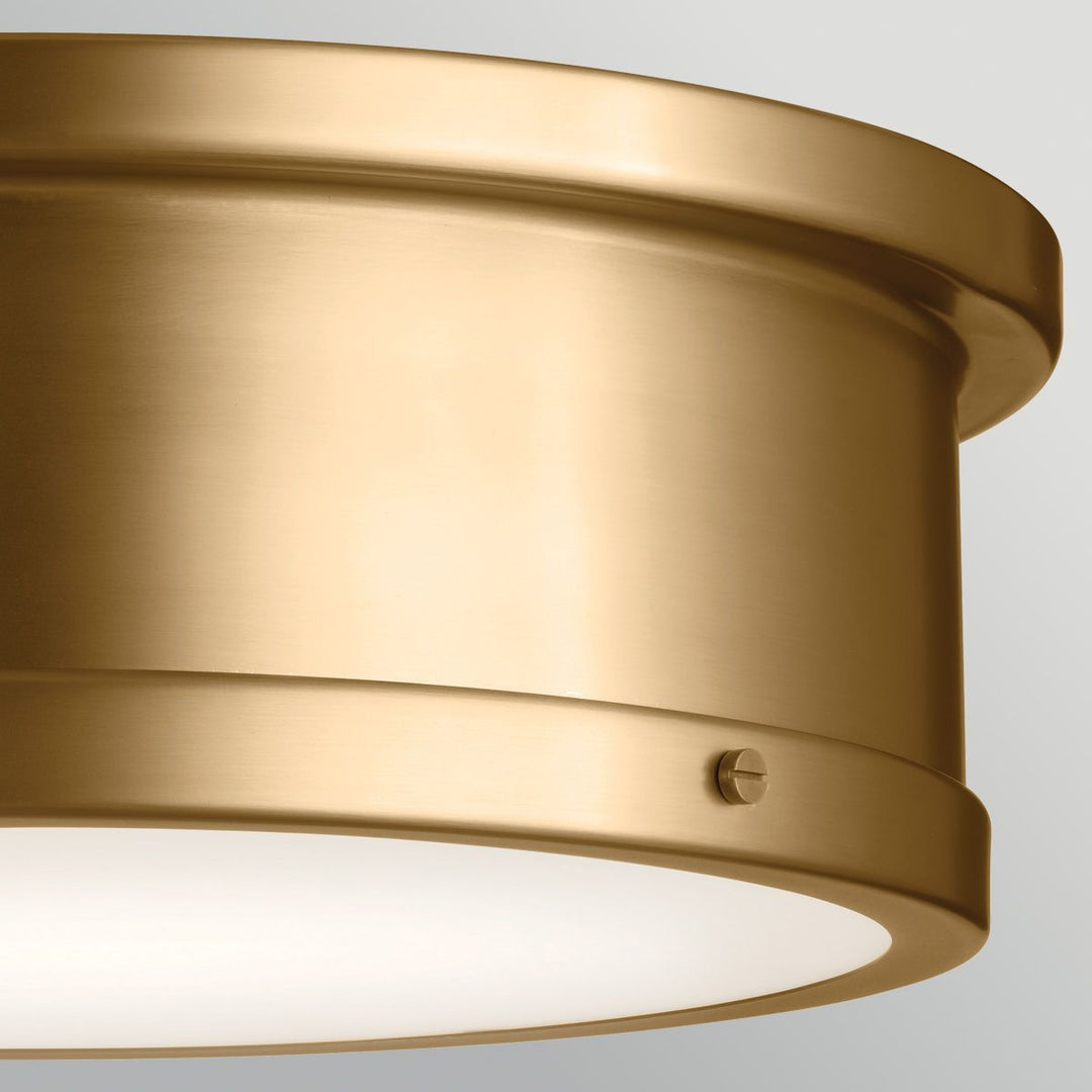 Kichler KL-SERCA-F-L-BNB Serca Large Flush Brushed Natural Brass
