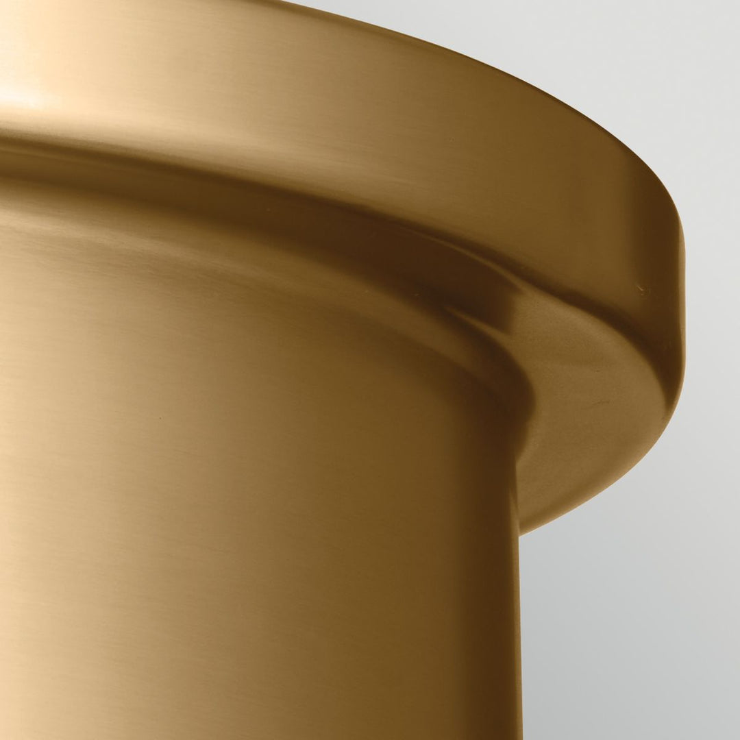 Kichler KL-SERCA-F-L-BNB Serca Large Flush Brushed Natural Brass