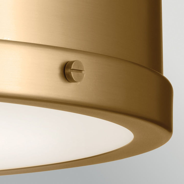 Kichler KL-SERCA-F-L-BNB Serca Large Flush Brushed Natural Brass