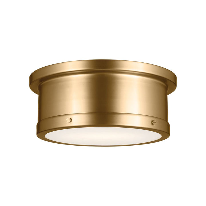 Kichler KL-SERCA-F-M-BNB Serca Medium Flush Brushed Natural Brass