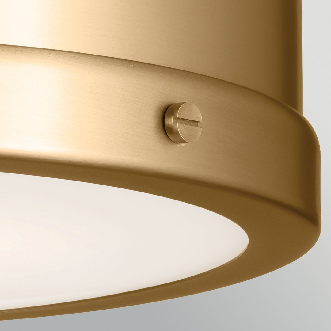 Kichler KL-SERCA-F-M-BNB Serca Medium Flush Brushed Natural Brass
