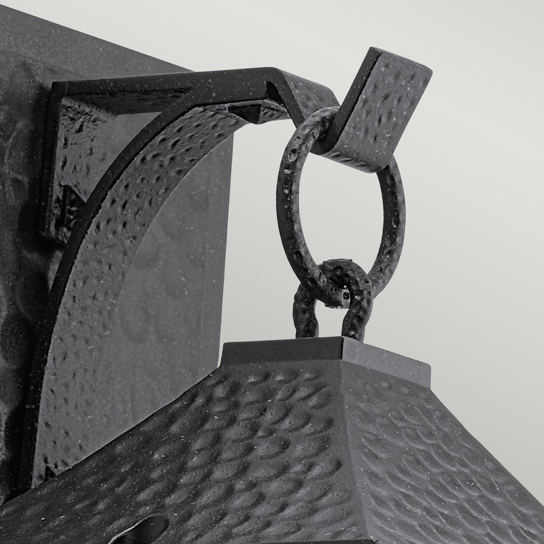 Kichler KL-SPRINGFIELD-M Springfield 1 Light Medium  Outdoor Wall Lantern Distressed Black