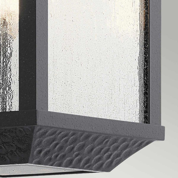 Kichler KL-SPRINGFIELD-M Springfield 1 Light Medium  Outdoor Wall Lantern Distressed Black