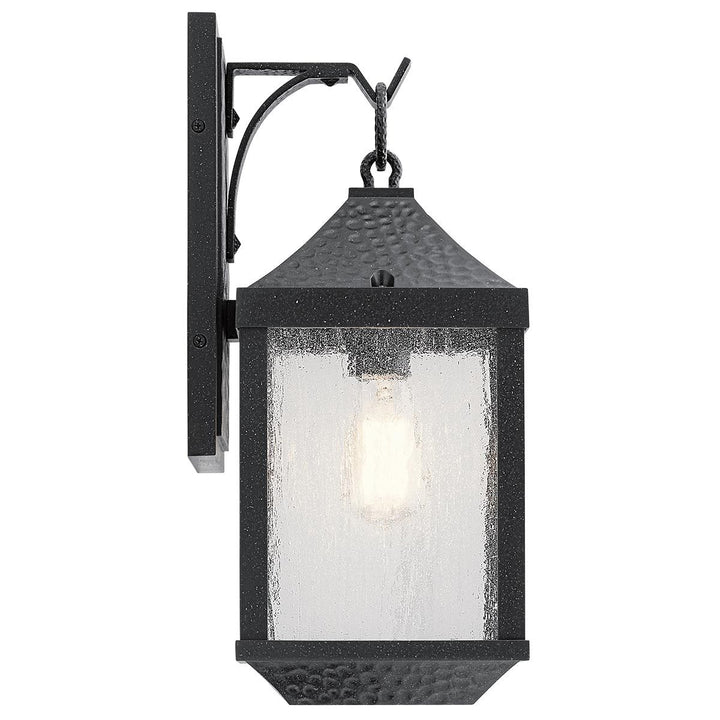Kichler KL-SPRINGFIELD-M Springfield 1 Light Medium  Outdoor Wall Lantern Distressed Black