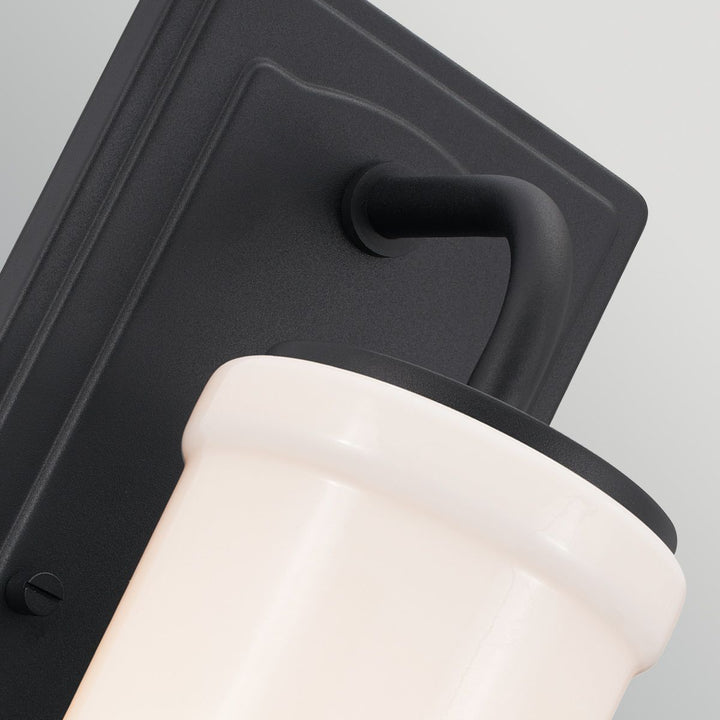 Kichler KL-VETIVENE1-BK Vetivene 1 Light  Bathroom Wall Light  Black