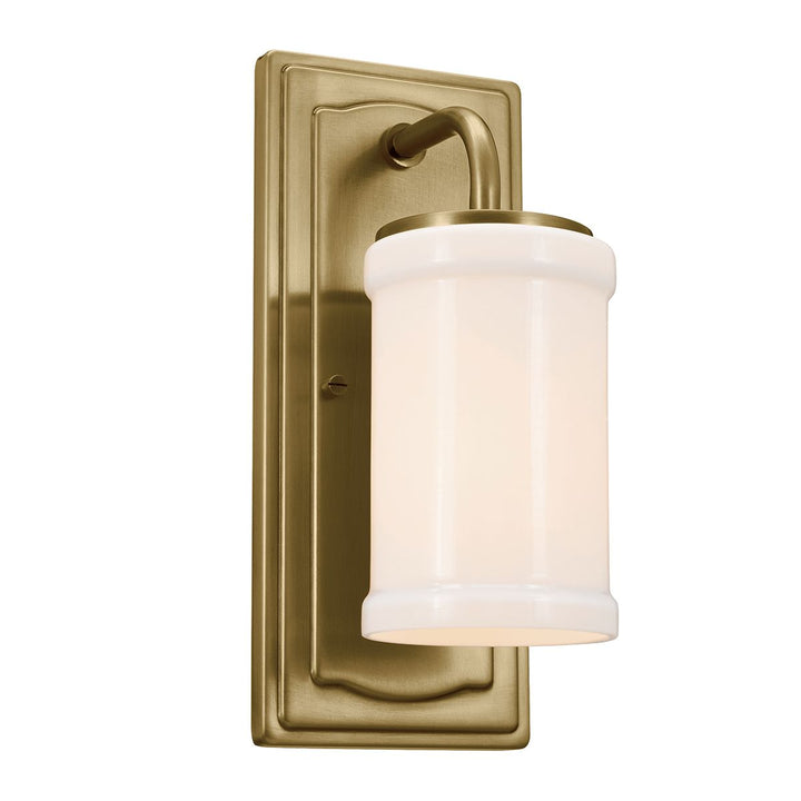 Kichler KL-VETIVENE1-NBR Vetivene 1 Light  Bathroom Wall Light  Natural Brass