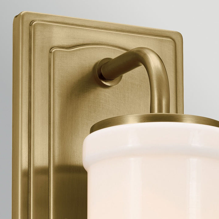 Kichler KL-VETIVENE1-NBR Vetivene 1 Light  Bathroom Wall Light  Natural Brass
