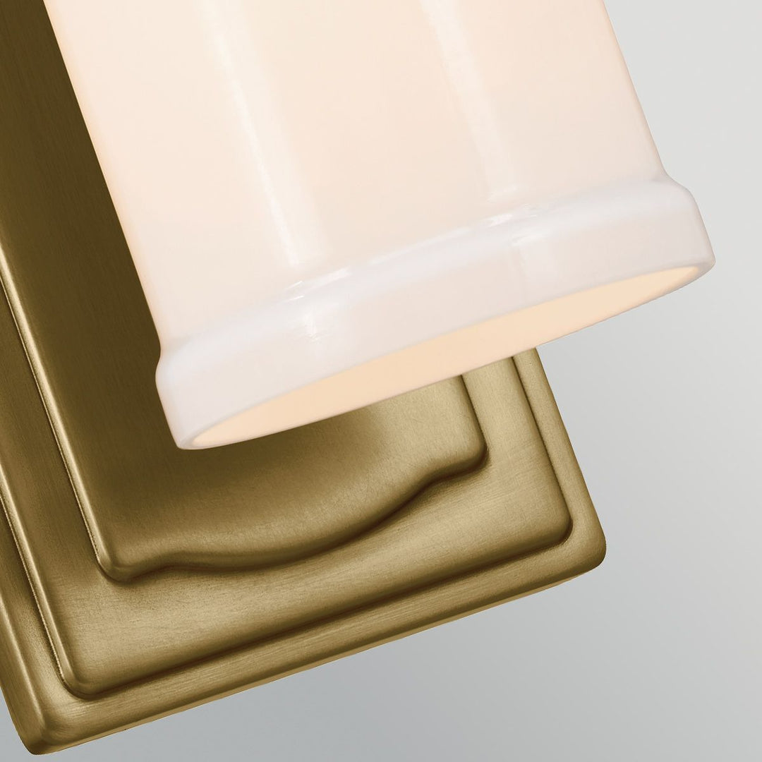 Kichler KL-VETIVENE1-NBR Vetivene 1 Light  Bathroom Wall Light  Natural Brass