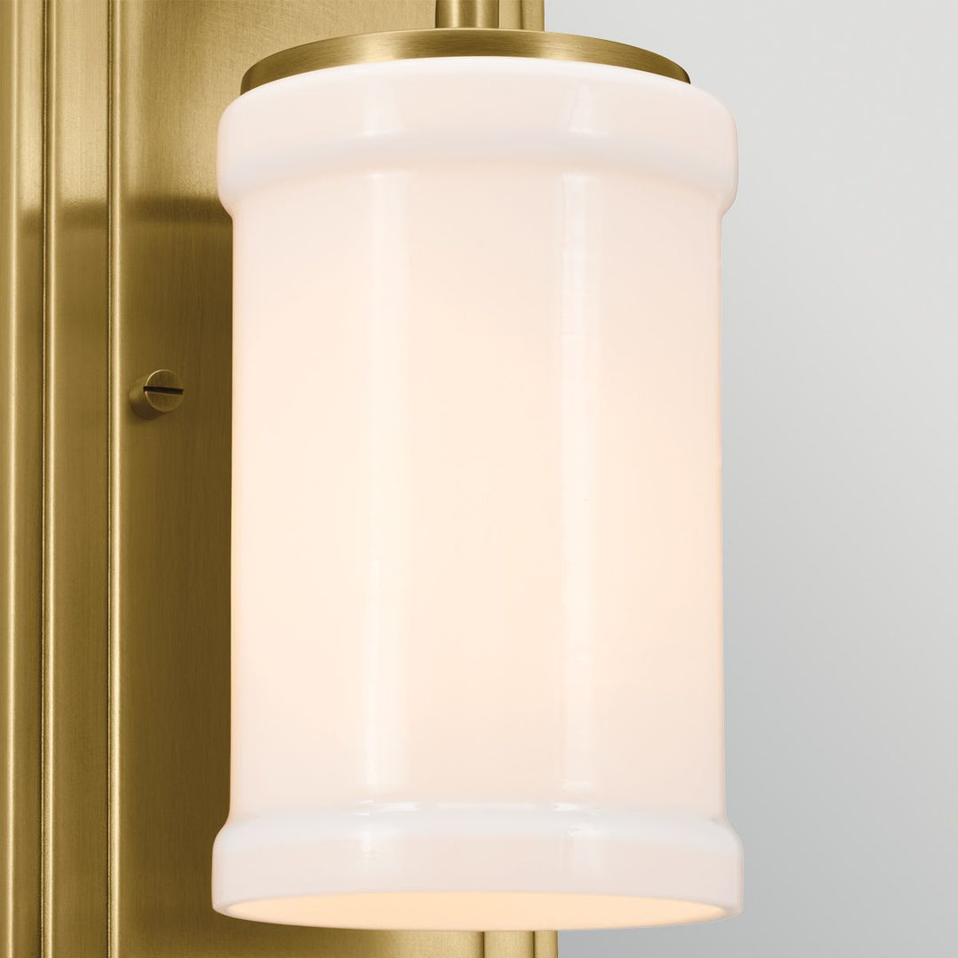 Kichler KL-VETIVENE1-NBR Vetivene 1 Light  Bathroom Wall Light  Natural Brass