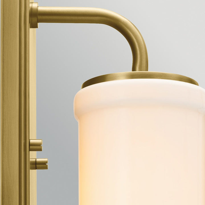 Kichler KL-VETIVENE1-NBR Vetivene 1 Light  Bathroom Wall Light  Natural Brass
