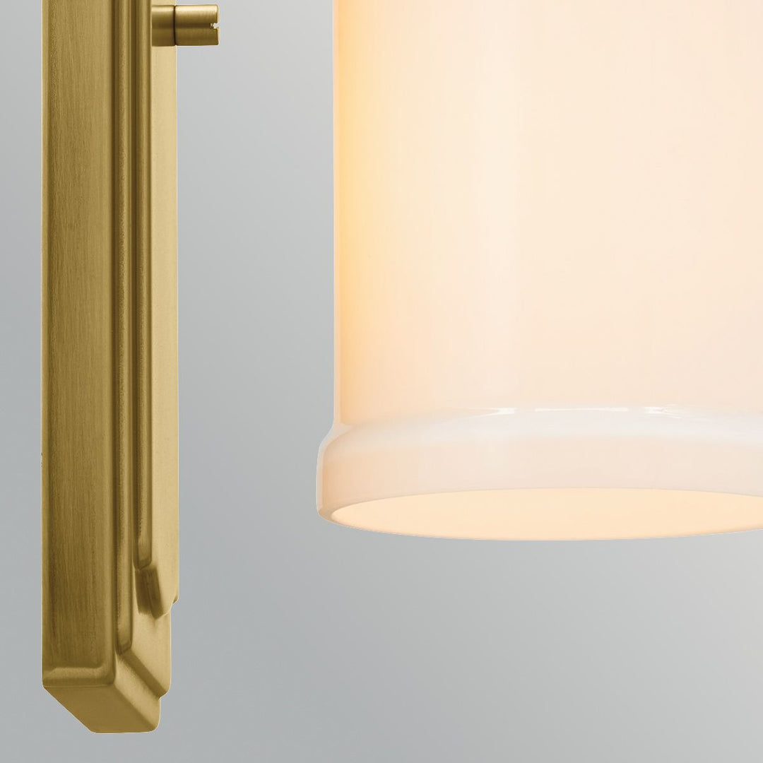 Kichler KL-VETIVENE1-NBR Vetivene 1 Light  Bathroom Wall Light  Natural Brass