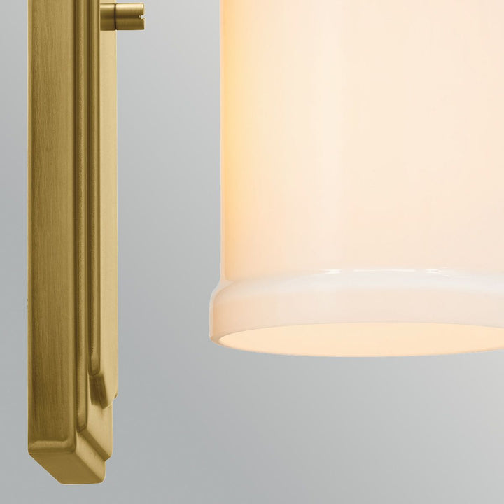 Kichler KL-VETIVENE1-NBR Vetivene 1 Light  Bathroom Wall Light  Natural Brass