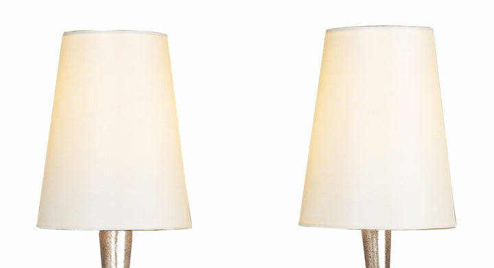 Mantra M0537/S/CS Paola Wall Lamp Switched 2 Light Silver Painted