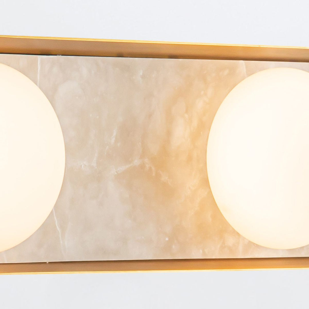 Quintiesse QN-ALONSO3-VBS-AR Alonso 3 Light LED Wall Light Vintage Brass