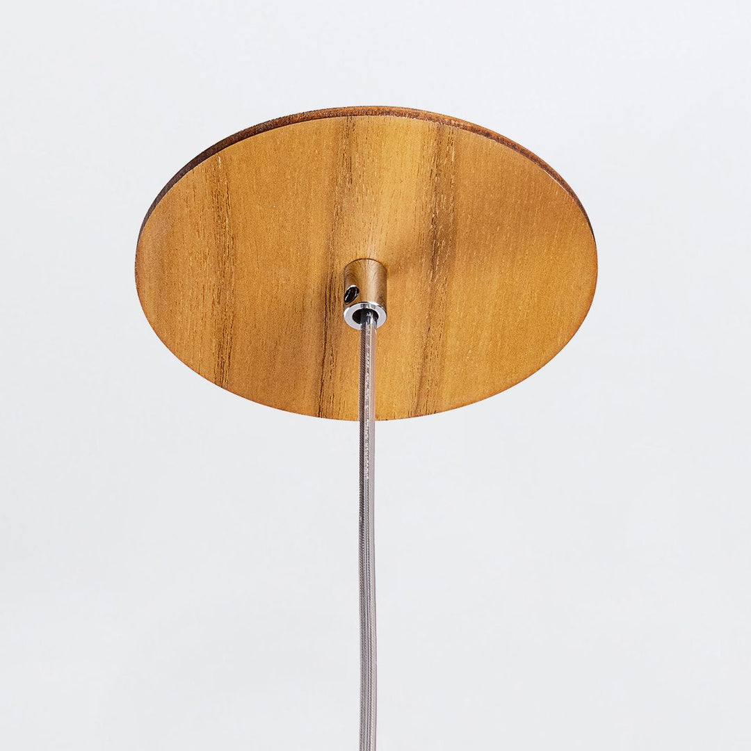 Quintiesse QN-ANGULAR-P-S-TEAK Angular Pendant Light Teak