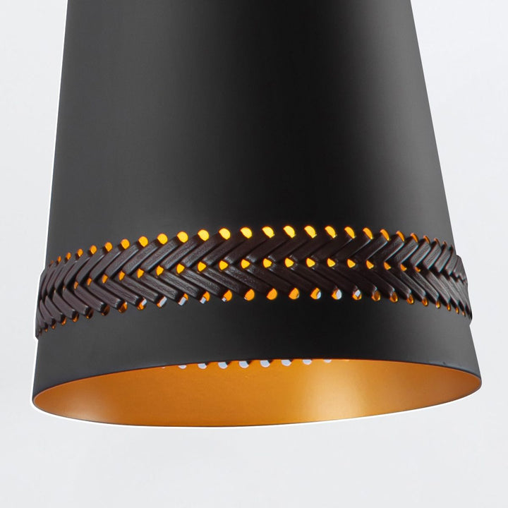 Quintiesse QN-BRICKELL-1WB-MBHL Brickell 1 Light Adjustable Wall Light Matte Black