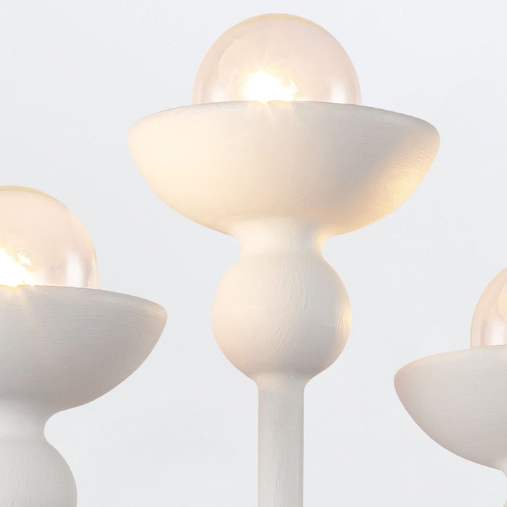Quintiesse QN-CADENCE-6WB-WHT Cadence 6 Light Wall Light Antique White