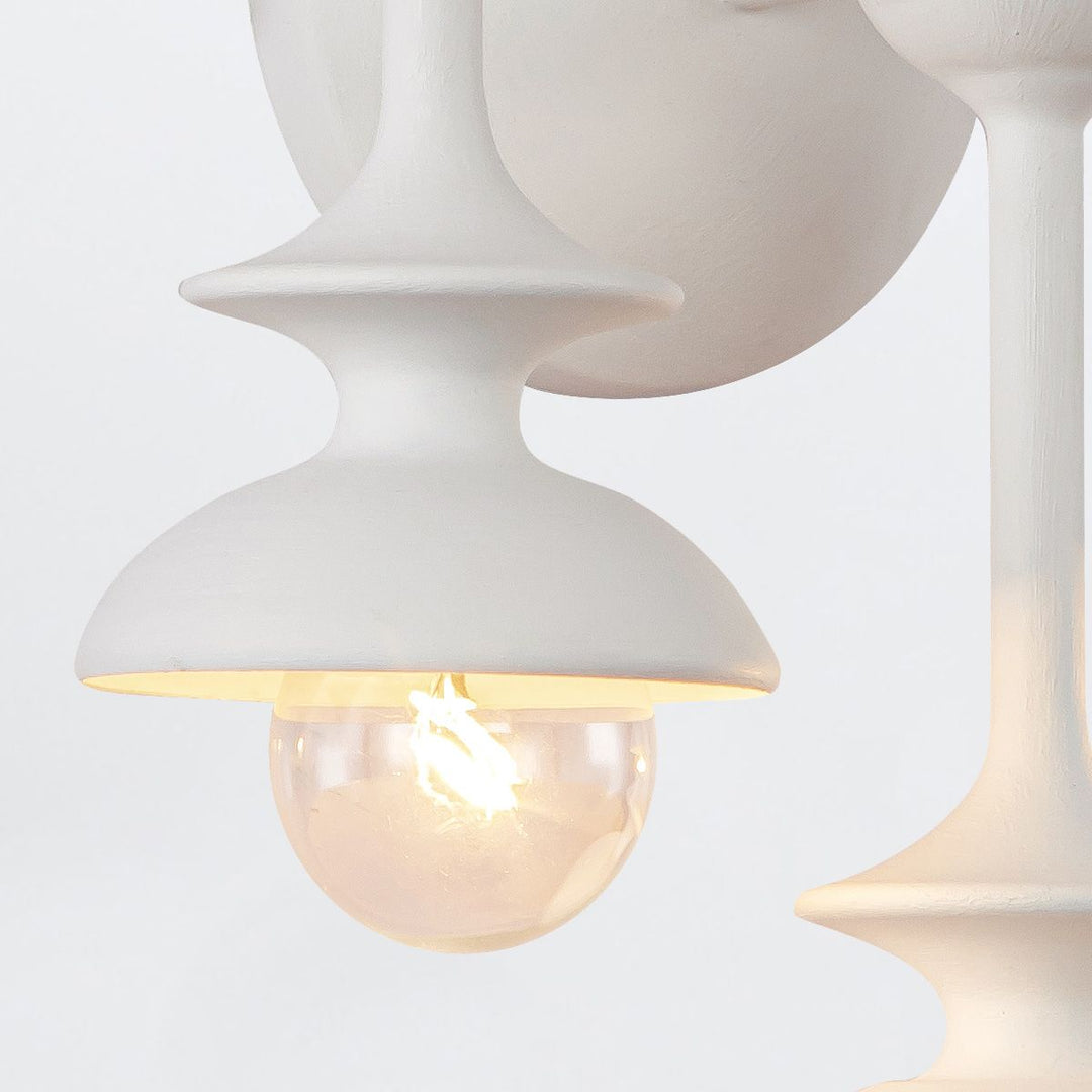 Quintiesse QN-CADENCE-6WB-WHT Cadence 6 Light Wall Light Antique White