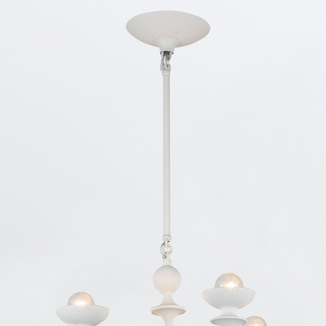 Quintiesse QN-CADENCE18-WHT Cadence 18 Light Chandelier Antique White