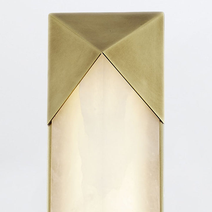 Quintiesse QN-CAESAR-W-L-VBS-AR Caesar Large LED Wall Light Vintage Brass