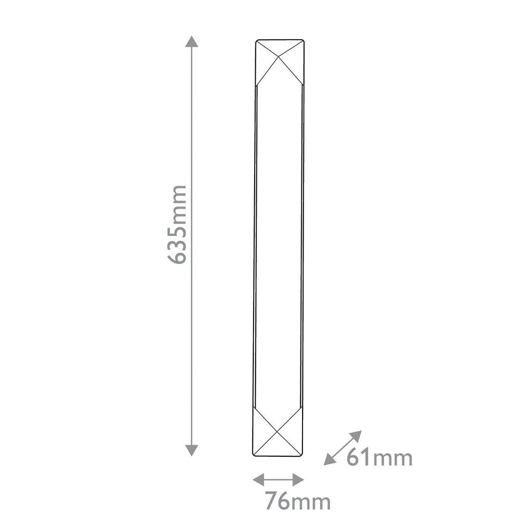 Quintiesse QN-CAESAR-W-L-VBS-AR Caesar Large LED Wall Light Vintage Brass