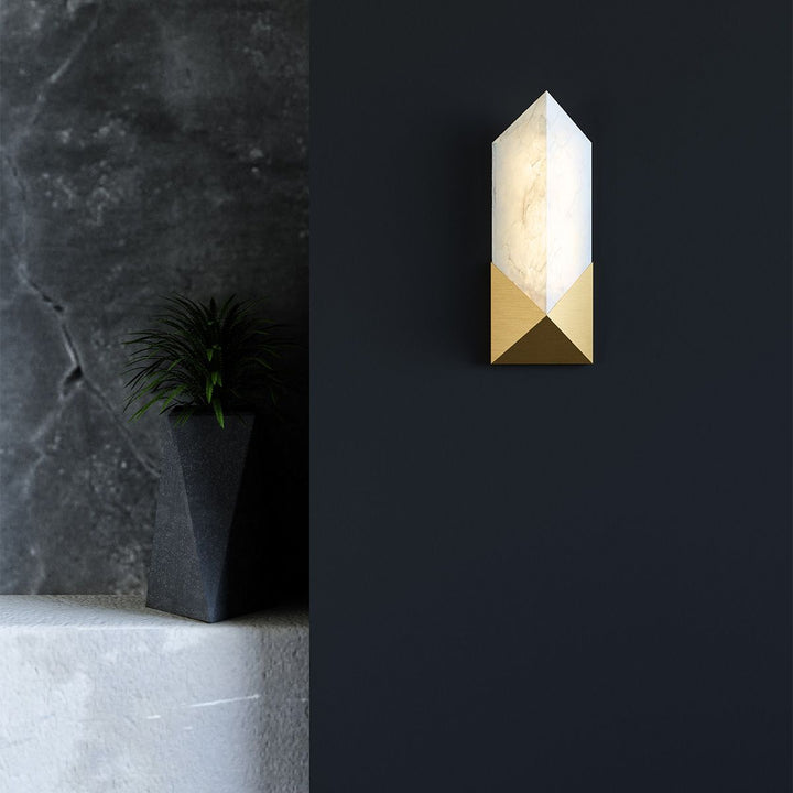 Quintiesse QN-CAESAR-W-S-VBS-AR Caesar Small LED Wall Light Vintage Brass