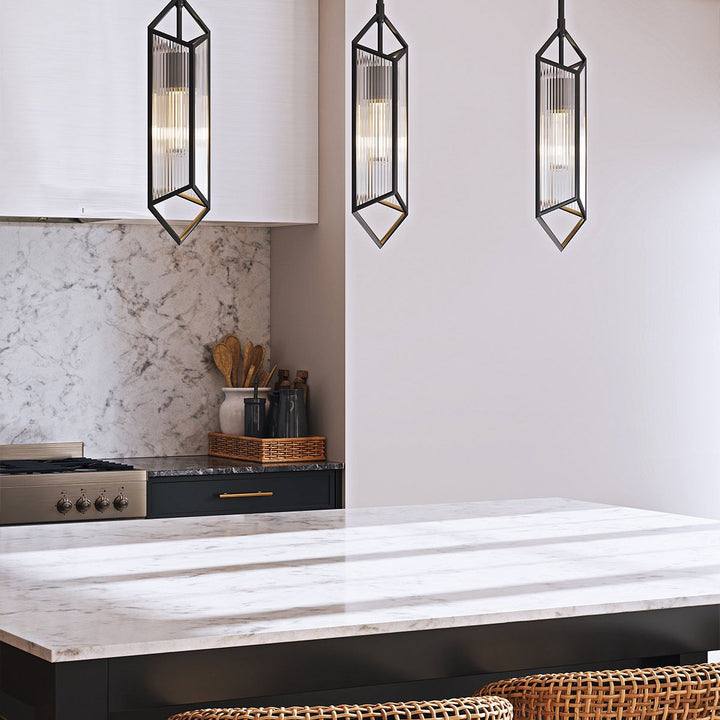 Quintiesse QN-CAIRO-1P-UBZ-CR Cairo 1 Light Pendant Urban Bronze
