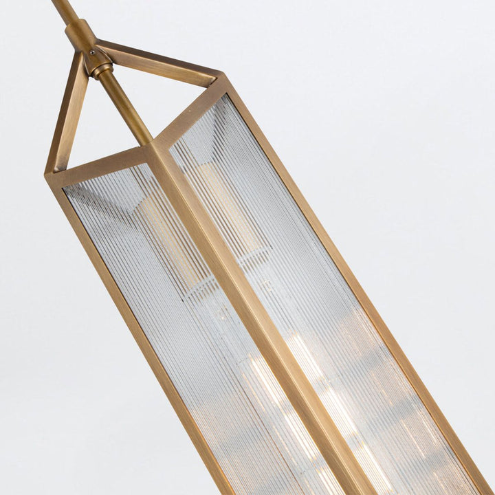Quintiesse QN-CAIRO-1P-VBS-CR Cairo 1 Light Pendant Vintage Brass