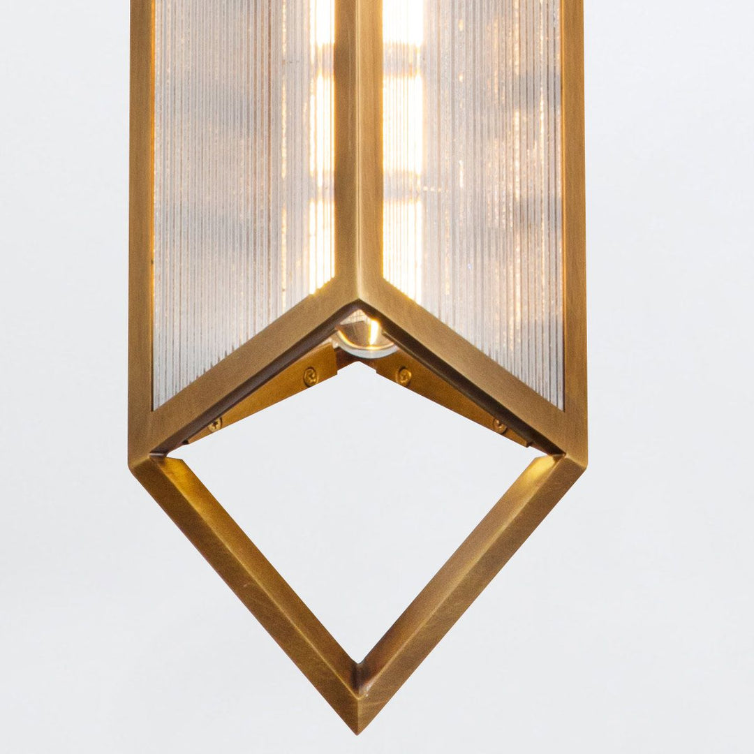 Quintiesse QN-CAIRO-1P-VBS-CR Cairo 1 Light Pendant Vintage Brass