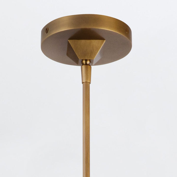 Quintiesse QN-CAIRO-1P-VBS-CR Cairo 1 Light Pendant Vintage Brass