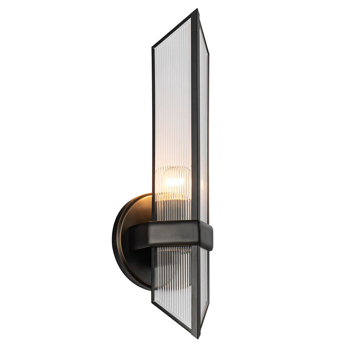 Quintiesse QN-CAIRO-1WB-UBZ-CR Cairo 1 Light Wall Light Urban Bronze