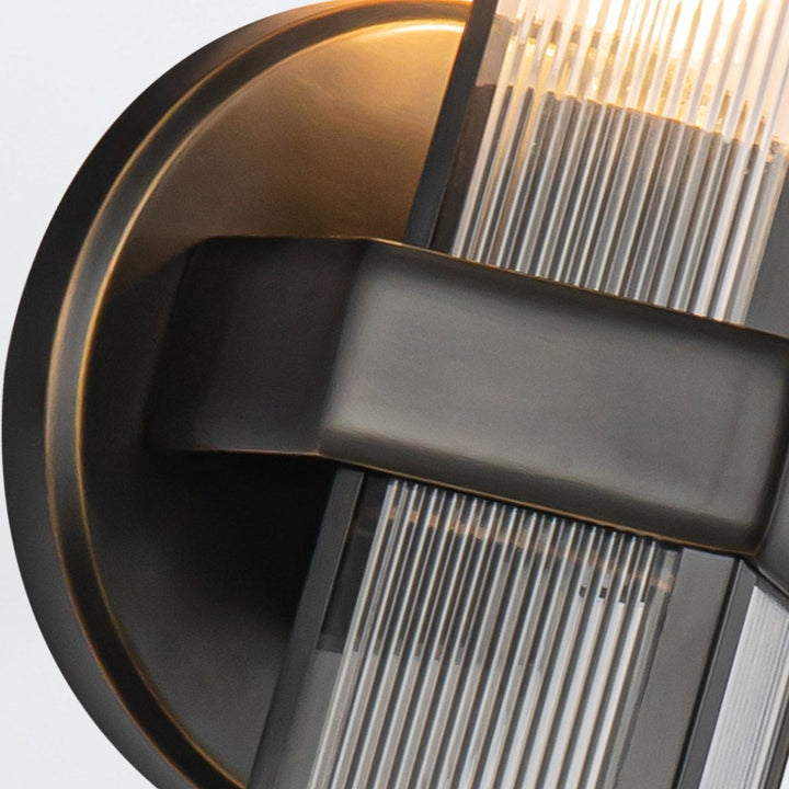Quintiesse QN-CAIRO-1WB-UBZ-CR Cairo 1 Light Wall Light Urban Bronze