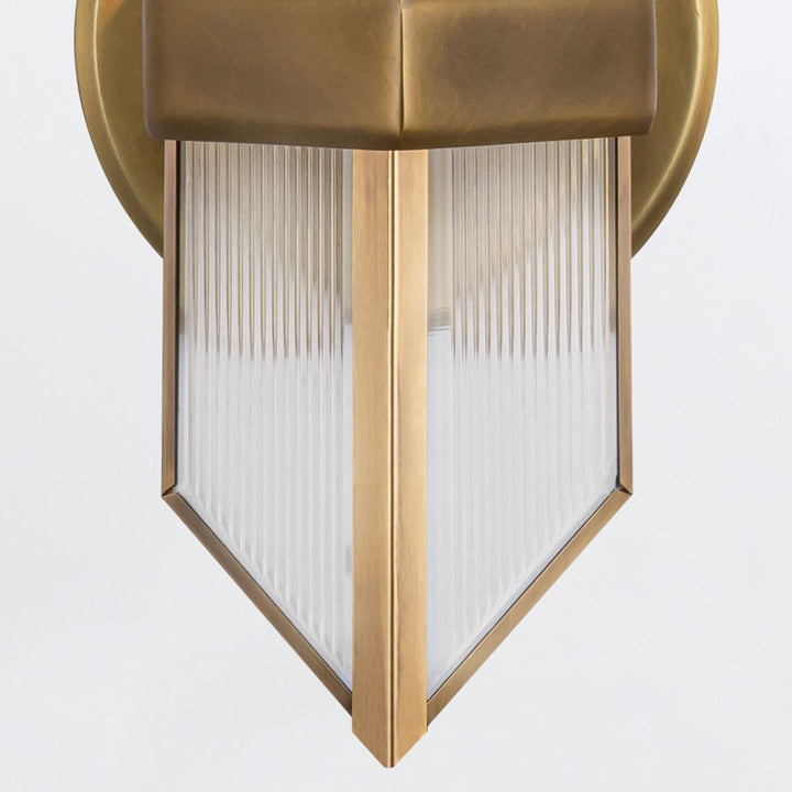 Quintiesse QN-CAIRO-1WB-VBS-CR Cairo 1 Light Wall Light Vintage Brass